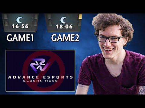 Miracle- Dominates these 2 GAMES just Less than 20 Mins | Nigma vs Advance Esports