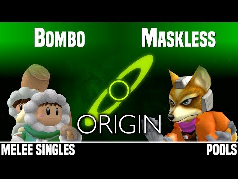 Origin - Bombo (Ice Climbers) vs Maskless (Fox) - MELEE SINGLES - POOLS