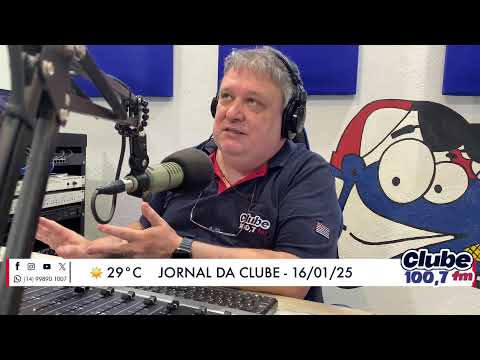 Jornal da Clube - 16/01/2025 - Edição do Almoço