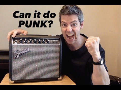 The Fender Champion 20 vs. PUNK (review and settings demo)