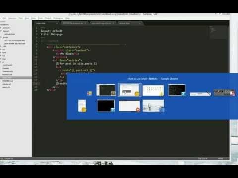 Jekyll tutorial - basic static blog using jekyll