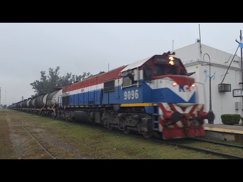 [8K] Tren de tanques aceiteros de NCA con destino a General Deheza pasando por Marcos Juárez!!!!!!