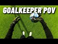 Goalkeeper POV in EXTREME REACTION Training - HEAD CAM GOALKEEPING