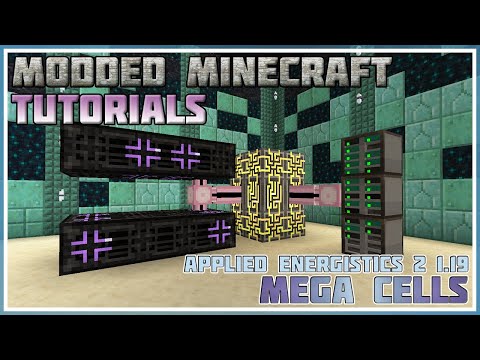Applied Energistics 2:  Mega Cells- Minecraft 1.16 - 1.19 - Modded Minecraft Tutorial