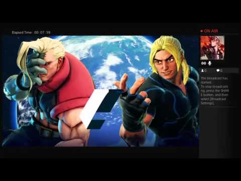 Street Fighter V Beta Night Fun