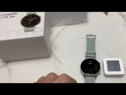 Amazfit GTR 2e - Thermometer Performance ( Live Comparison Temparature Sensor ) GTS 2e GTR2 GTS2