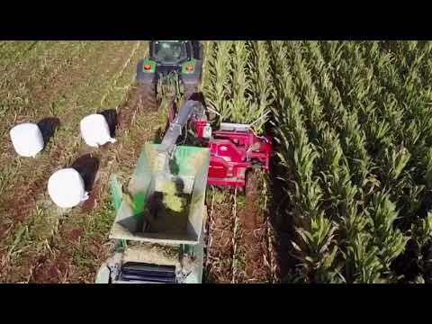 Making Maize silage in one pass with the  Agronic 820 Multibaler