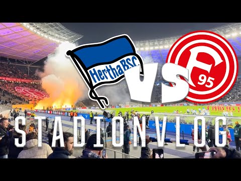 Thriller at the end😱 | Düsseldorf vs. Berlin Fan Battle🔥 | Hertha BSC 🆚 Fortuna Düsseldorf - Stad...