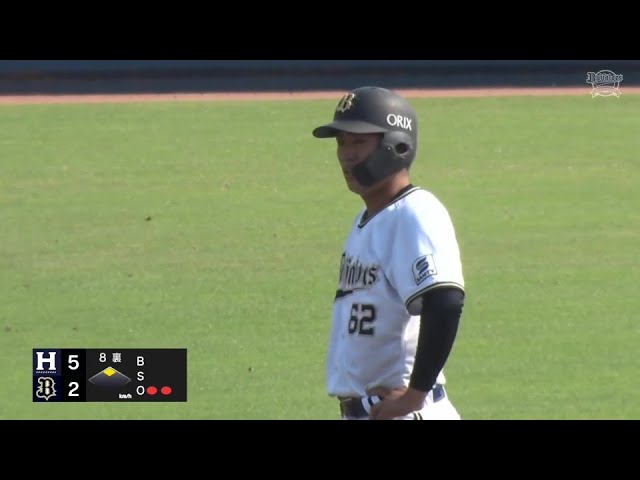 【ファーム】反撃の狼煙をあげる!! バファローズ・堀柊那の2点タイムリー2ベース!!  2024年6月14日 オリックス・バファローズ 対 くふうハヤテベンチャーズ静岡