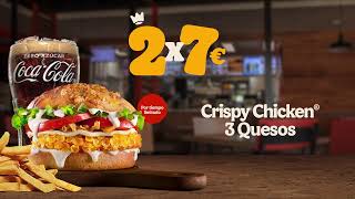 Burger King  NUEVA HAMBURGUESA EN EL 2X7€ 5s anuncio