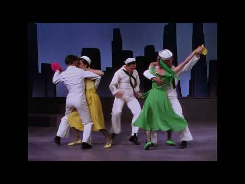 On The Town 1949 Gene Kelly Frank Sinatra Betty Garrett scene 2 remastered 4k
