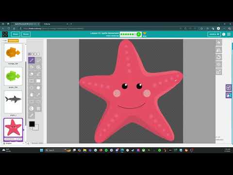 Code.org - CS Discoveries - Unit 3: Interactive Animations & Games: Lesson 13: Level 8