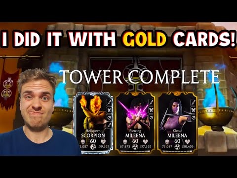 Tower Of Time 200 with 2 GOLD Mileenas in MK Mobile... Why Did I Do This To Myself?