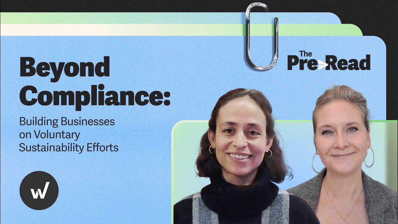Beyond Compliance: Finding Sustainable Success | The Pre-Read