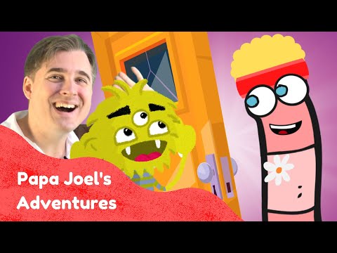 Who is at the door on Halloween? | Funny Stories for Kids from Papa Joel's English