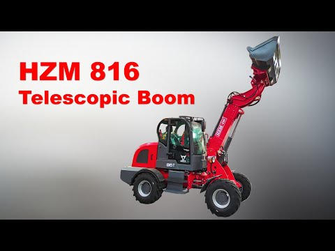 【HZM 816T】Telescopic wheel loader/Euro V or Cummins EPA 4 engines