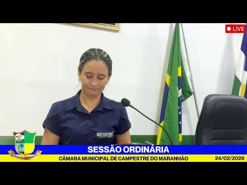 Sessão Ordinária da Câmara Municipal de Campestre do Maranhão - 20/02/2026