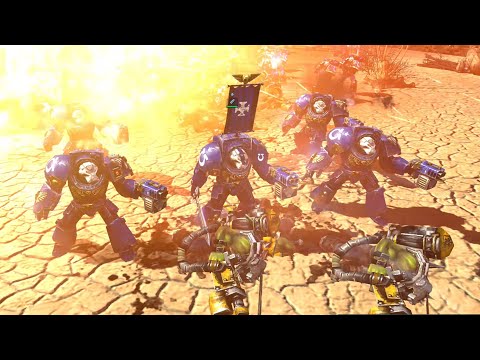 Destroyer Mod 2021: Ultramarines & Imperial Guard vs Orks! Warhammer 40K: Dawn Of War 2: Retribution