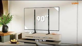 MaxView Tabletop TV Stands | LDT03-30 Series | LUMI