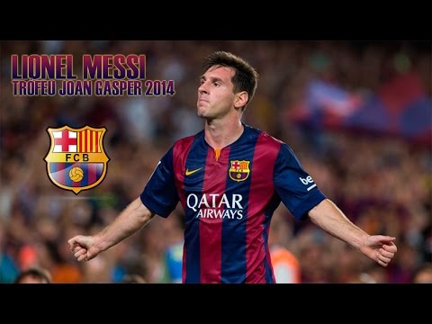 Lionel Messi vs Clube León ► Trófeu Joan Gamper 2014
