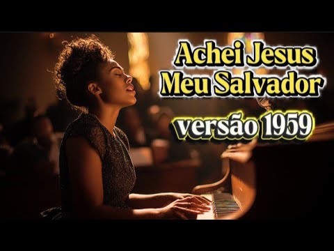 Gospel Blues 1959- Hino 519 "Achei Jesus Meu Salvador" (Harpa Cristã) | Com Letra 