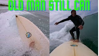 Surfng Perfect Oily Glassy Waves 🌊 Old Man Still Can 🏄♂️😂