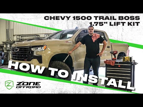 How to Install a 1.75\" Lift Kit on a 2022 Chevy Trail Boss