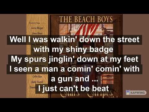 The Beach Boys - Long Tall Texan (karaoke, 1996 backing track with backing vocals)