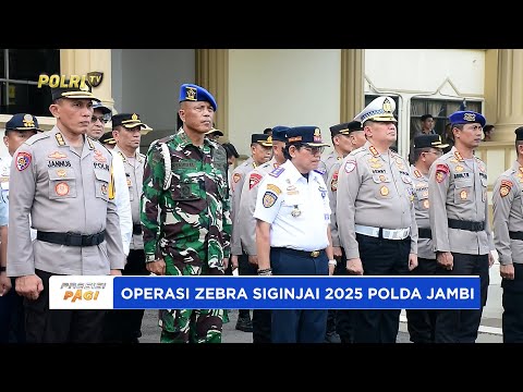 POLDA JAMBI MELAKSANAKAN APEL GELAR PASUKAN OPERASI ZEBRA SIGINJAI 2025