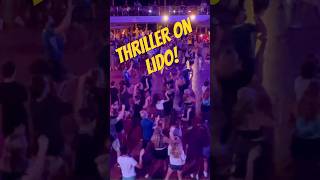 THRILLER! SO much fun, everyone was into it! #michaeljackson #thriller #cruise #Carnivalcruise