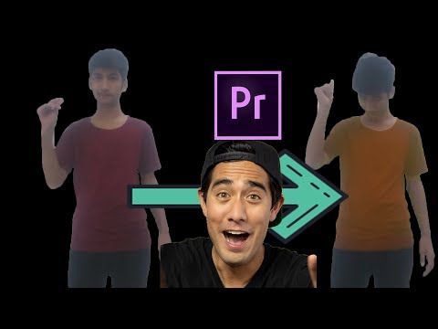 CHANGING CLOTH COLOR WITH FINGER SNAP IN PREMIERE PRO CC 2019