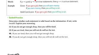 Geometry 2-3 Deductive Reasoning