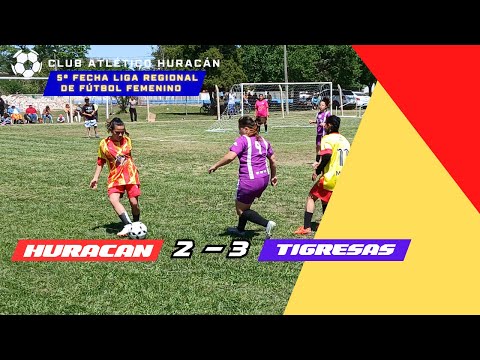 Huracán de Soledad vs Tigresas de San Justo 5ª Fecha de la Liga Regional de Fútbol Femenino