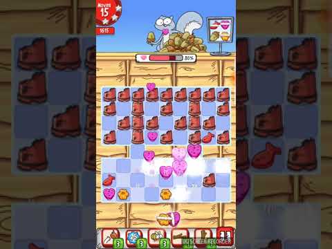 Simon's Cat Crunch Time Level 730 Gameplay NO BOOSTERS