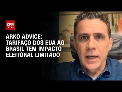 Tarifaço dos EUA ao Brasil tem impacto eleitoral limitado, diz Arko Advice | CNN BRASIL