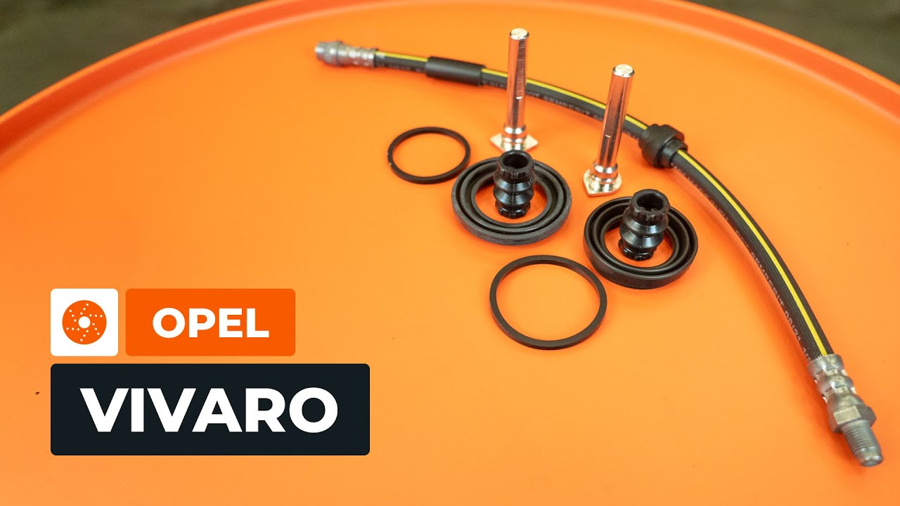 Hoe remklauw reparatieset vooraan vervangen bij een Opel Vivaro A van – vervangingshandleiding
