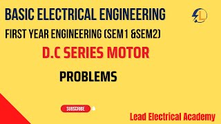 problems on D.C series motors