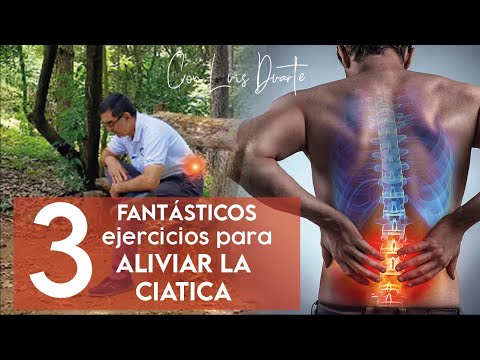 Alivia el dolor de CIATICA con estos ejercicios FACILES Y EFECTIVOS 😀