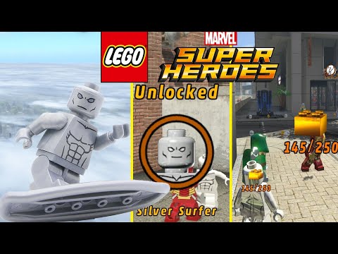 LEGO Marvel Super Heroes - Unlocked Silver Surfer - All 3 Silver Surfer Missions