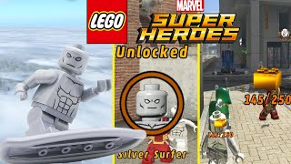 LEGO Marvel Super Heroes - Unlocked Silver Surfer - All 3 Silver Surfer Missions