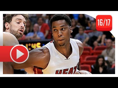 Hassan Whiteside Full Highlights vs Spurs (2016.10.30) - 27 Pts, 15 Reb, 4 Blks