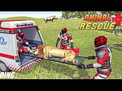 Animals Rescue Game Doctor Robot 3D #01| Emergency Car Driving | Games Collection 2