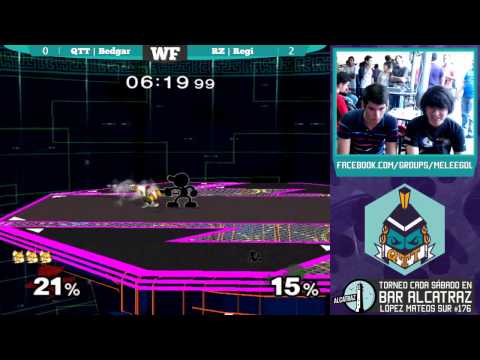 QTT @ Alcatraz Bar 14 - QTT | Bedgar vs. RZ | Regi - SSBM WS