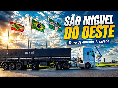 São Miguel do Oeste SC | Conheça o Trevo de Entrada da Cidade
