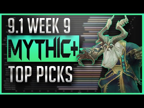 Week 9 of Mythic+ : Best Specs, Most Popular Specs & Easiest and Hardest Dungeons to Time