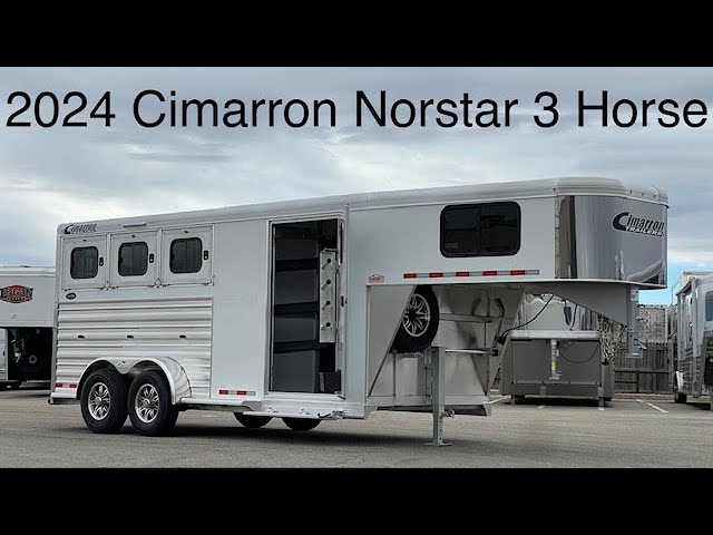 Preview image of 2024 Cimarron Norstar 3 Horse Gooseneck youtube video