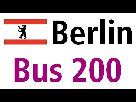 Berlin bus 200: S+U Zoologischer Garten - S+U Alexanderplatz
