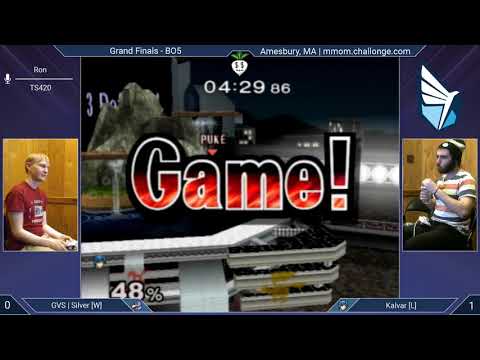 MMOM153 SSBM - GVS | Silver [W] (Falco) vs. Kalvar [L] (Marth) - Melee GF