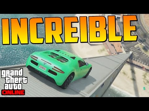 MEGA RAMPA INCREÍBLE!!! GIGANTESCA!!! - Gameplay GTA 5 Online Funny Moments (GTA V PS4)