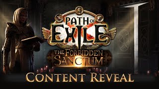 Path of Exile: The Forbidden Sanctum Content Reveal